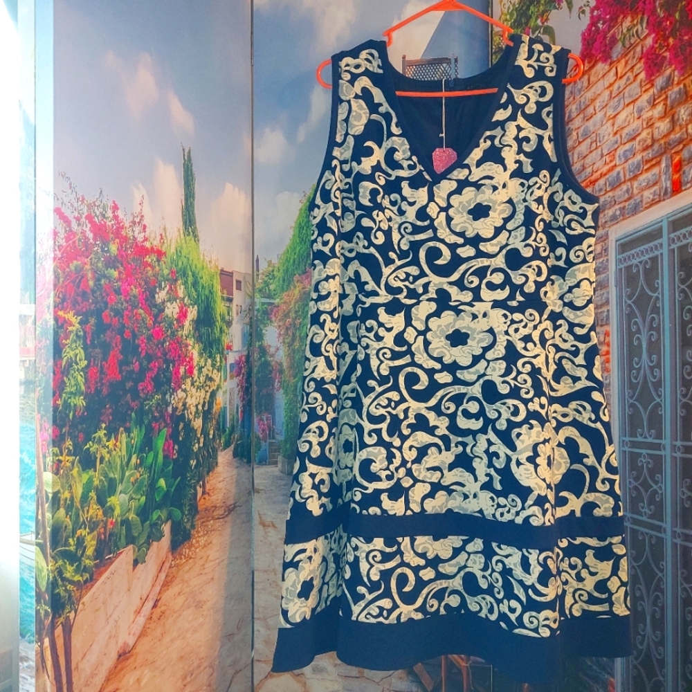 ILE Tank Dress Scallop Designs - Picture 7 of 7